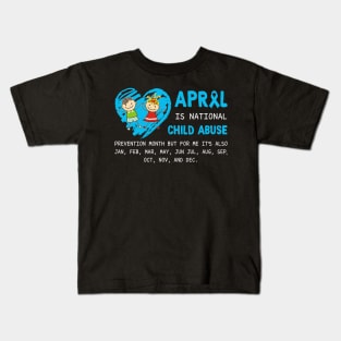 April Child Abuse Prevention Month Kids T-Shirt
